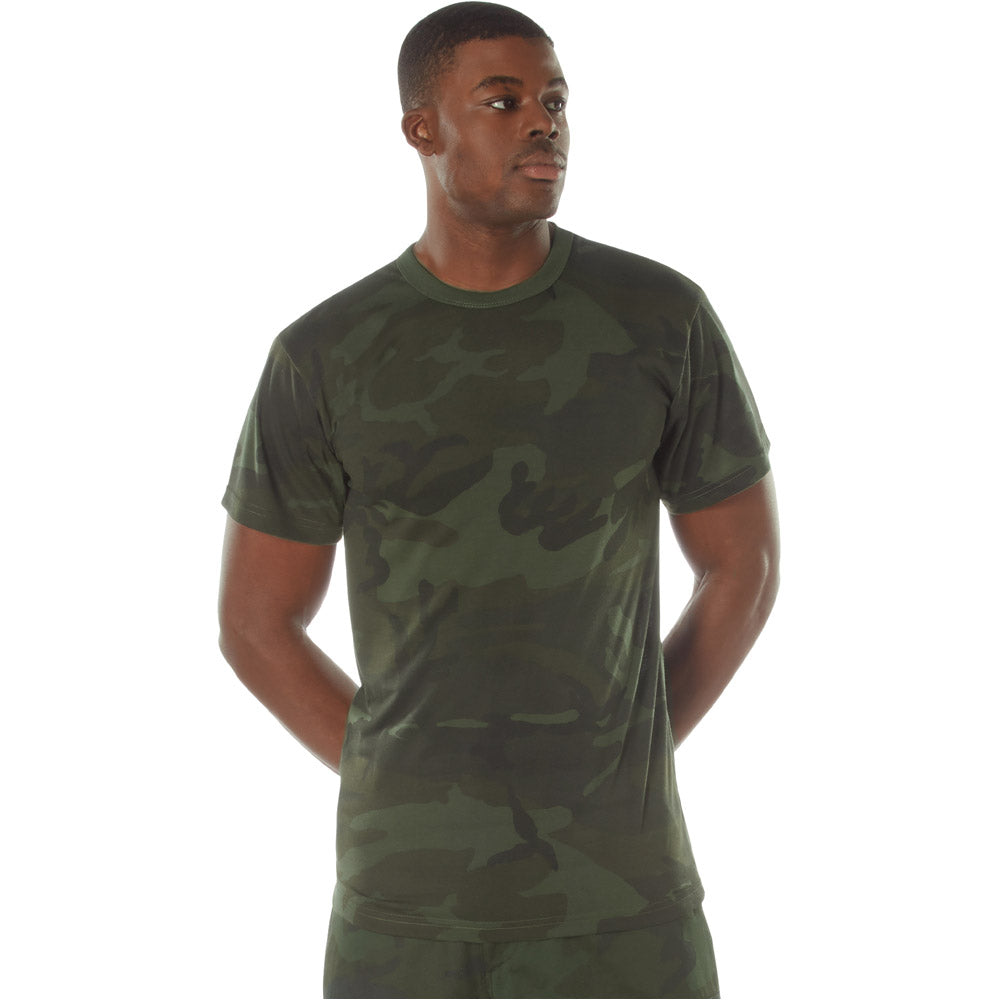 Camouflage Moisture Wicking Short Sleeve Military T-Shirt