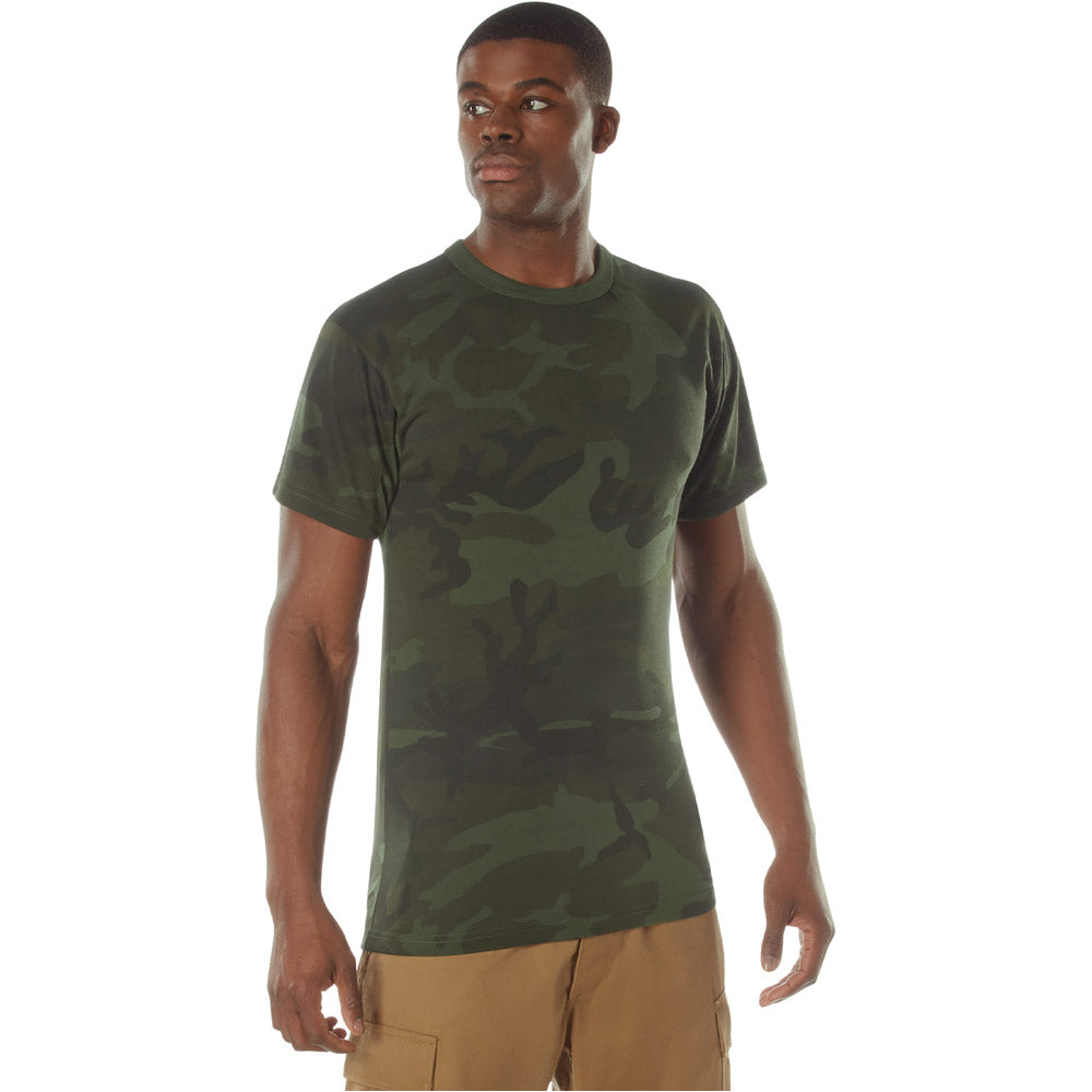 Camouflage Moisture Wicking Short Sleeve Military T-Shirt