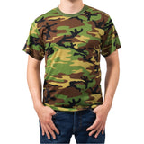 Camouflage Moisture Wicking Short Sleeve Military T-Shirt