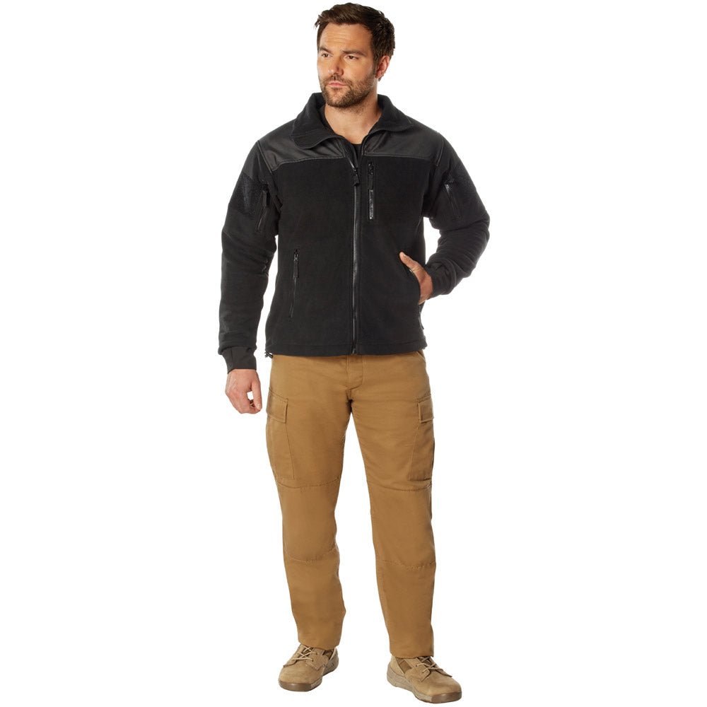 Special Ops Black Tactical Cold Weather Fleece Jacket