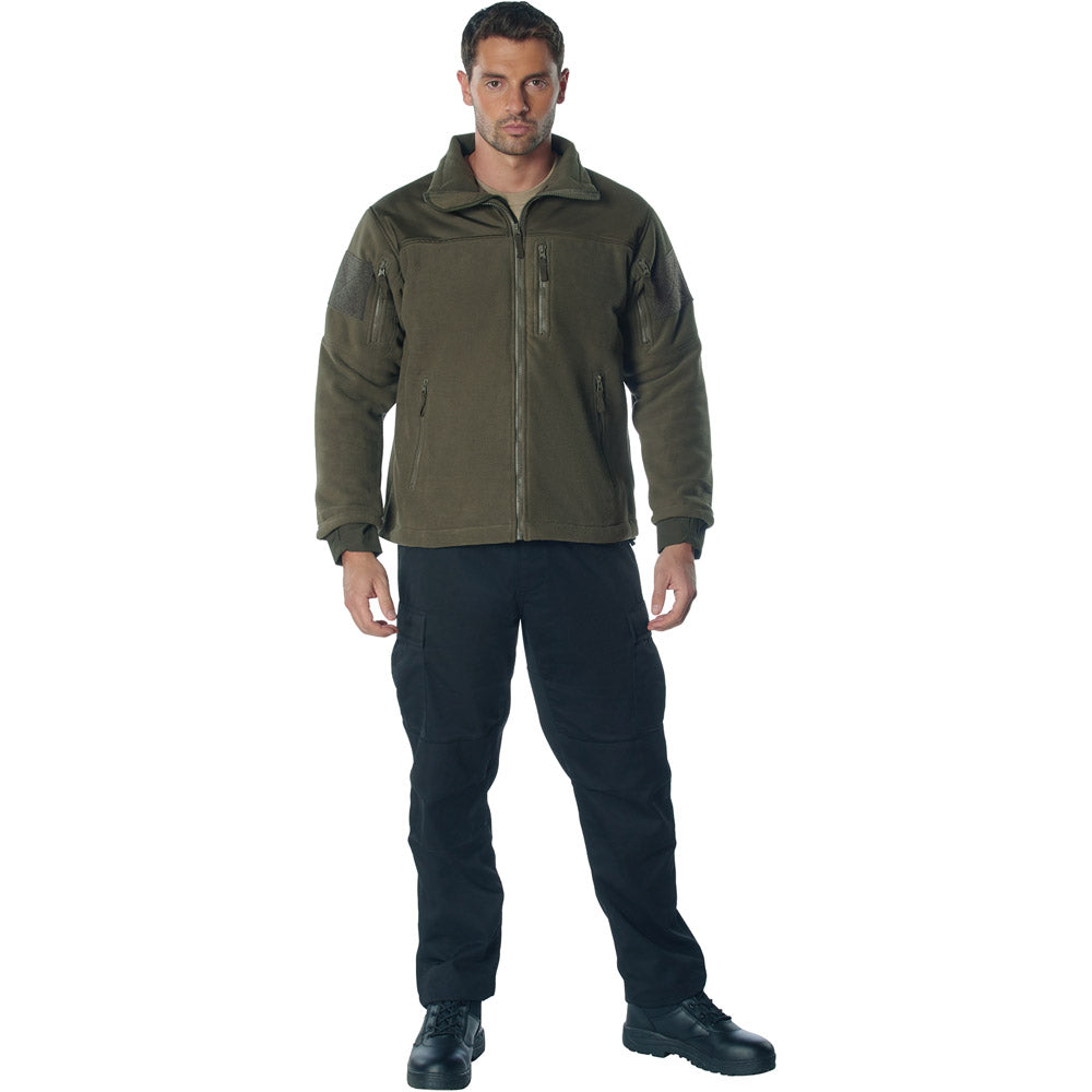 Spec-Ops Olive Drab Tactical Fleece Jacket