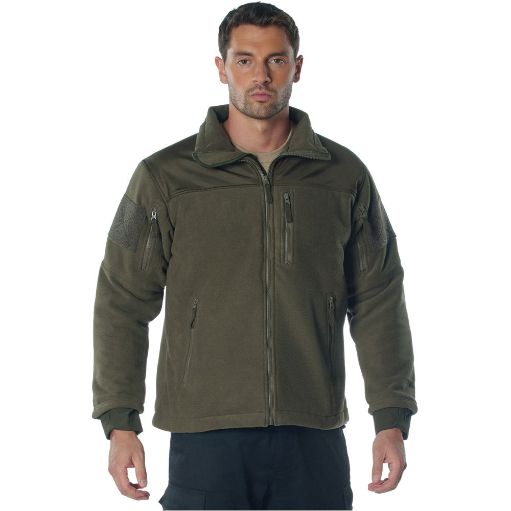 Spec-Ops Olive Drab Tactical Fleece Jacket