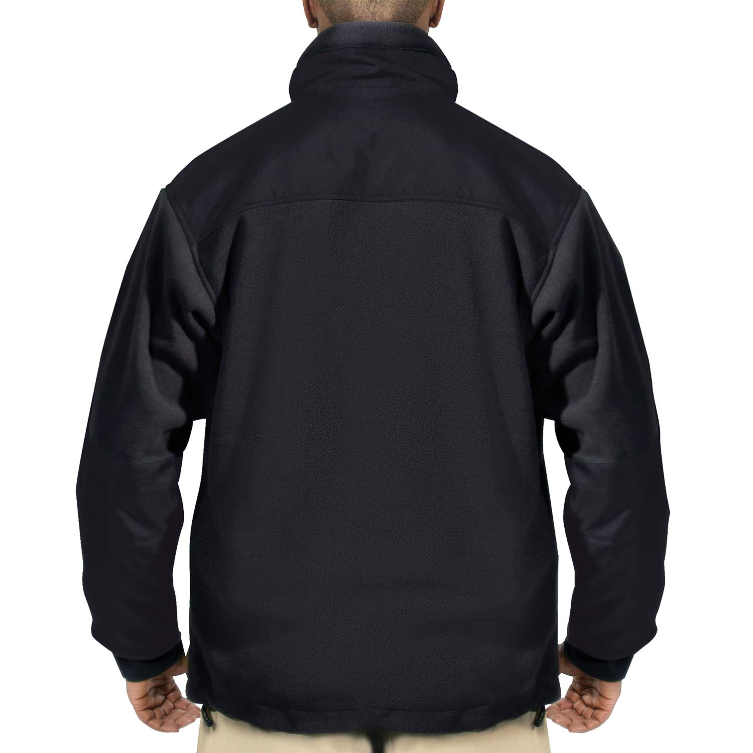 Navy Blue Heavyweight Fleece Tactical Jacket by Rothco