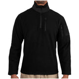 1/4 Zip Mock Neck Polar Fleece Pullover Shirt