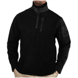 1/4 Zip Mock Neck Polar Fleece Pullover Shirt