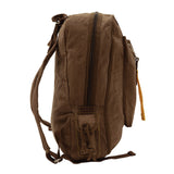 Vintage Brown Flight Bag Style Backpack