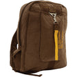 Vintage Brown Flight Bag Style Backpack