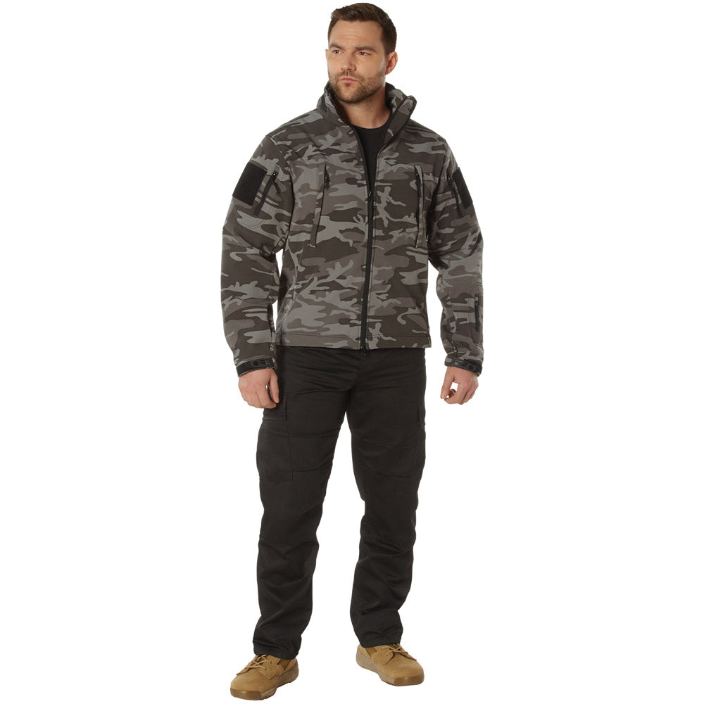 Special Ops Camo Soft Shell Tactical Jacket