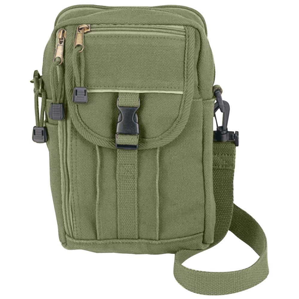 Rothco Classic Canvas Passport Travel Pouch & Shoulder Bag