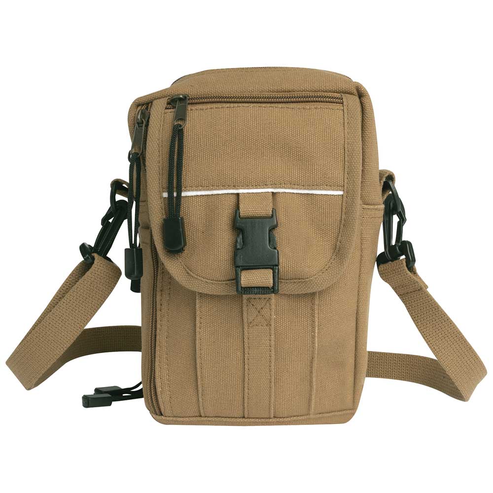 Rothco Classic Canvas Passport Travel Pouch & Shoulder Bag