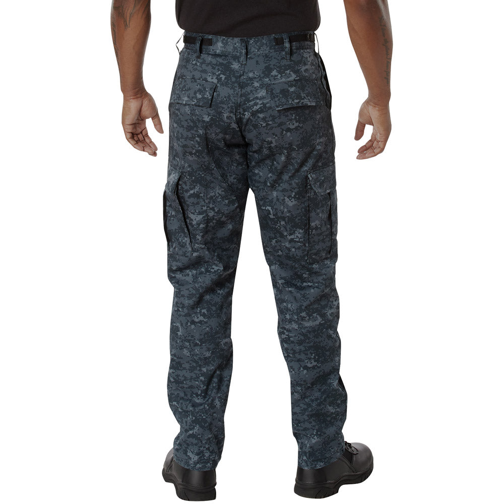 Navy Blue Digital Camouflage BDU Pant