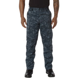 Navy Blue Digital Camouflage BDU Pant