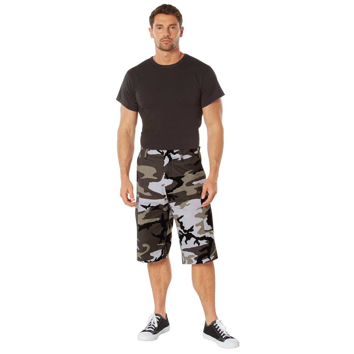 City Camouflage Extra Long BDU Shorts