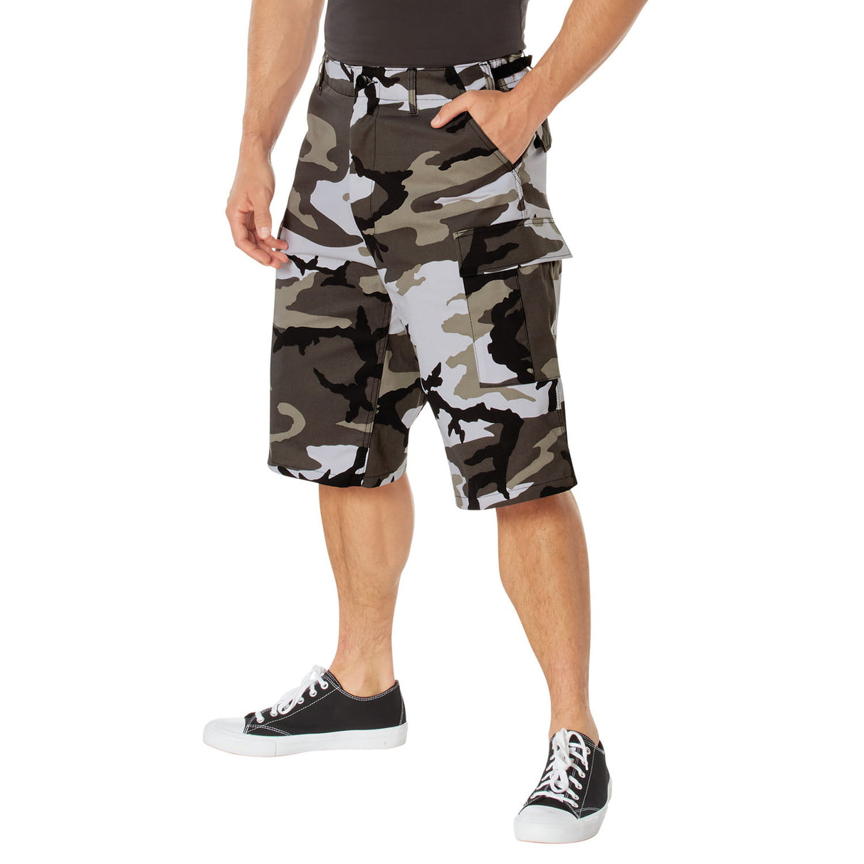 City Camouflage Extra Long BDU Shorts