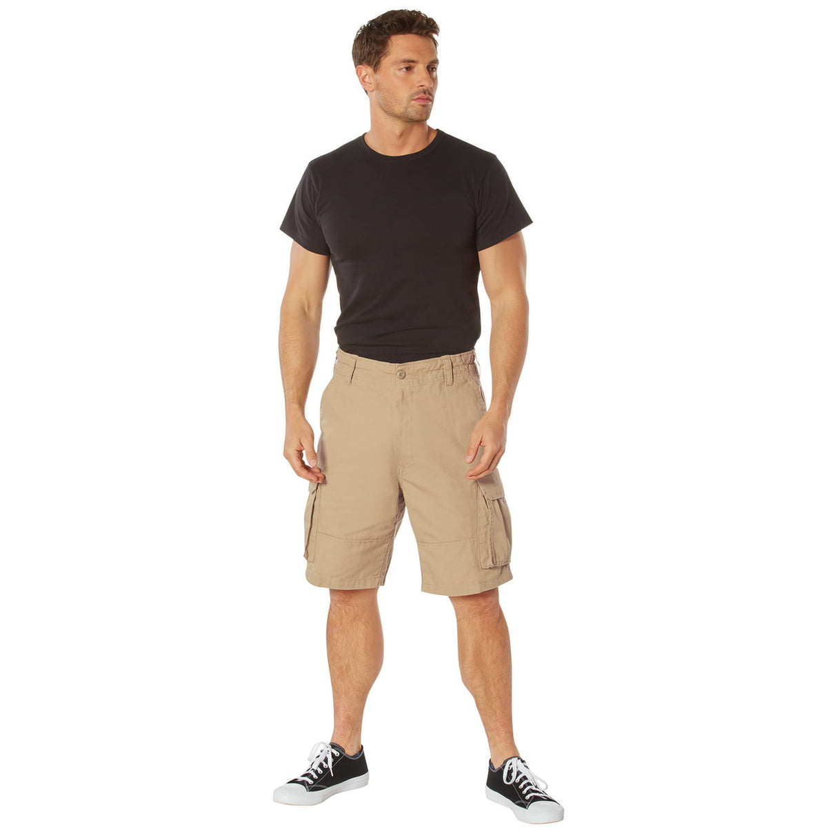 Vintage Khaki Cargo Shorts