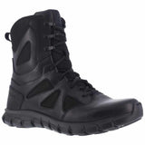 Reebok Sublite Women's 8-Inch Black Waterproof Zip Tactical Boot