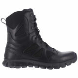 Reebok Sublite Women's 8-Inch Black Waterproof Zip Tactical Boot