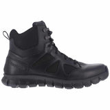 Reebok Sublite 6-Inch Black Side-Zip Tactical Boot