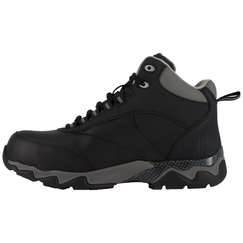 Reebok Beamer Men's Mid Internal Met Guard Composite Toe Black Waterproof Work Boot