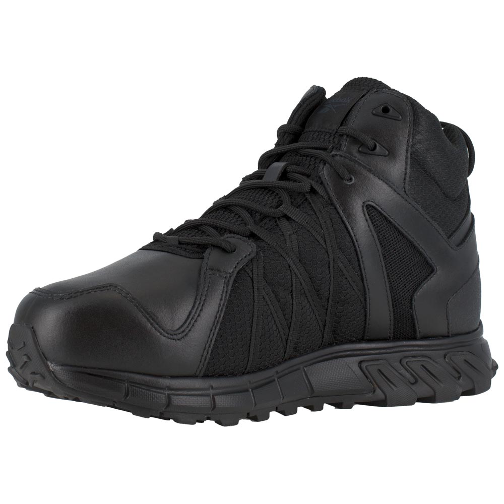 Reebok Trailgrip Men's Mid Internal Met Guard Waterproof Composite Toe Black Work Boot