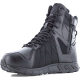 Reebok Men's 8-inch Waterproof Black Tactical Boot with Side Zipper