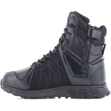 Reebok Men's 8-inch Waterproof Black Tactical Boot with Side Zipper
