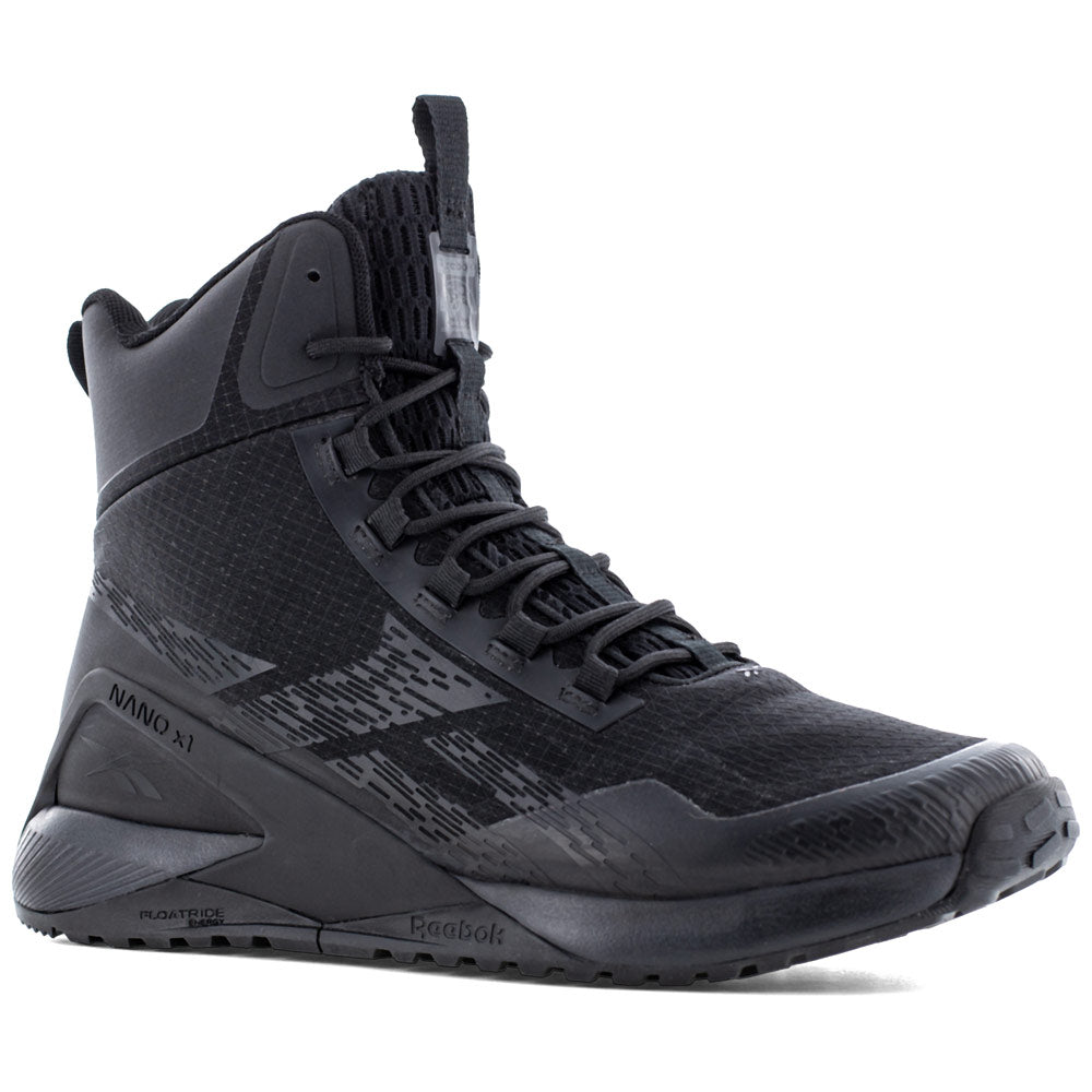 Reebok Nano X1 Mid Men's Black Athletic Tactical Boot