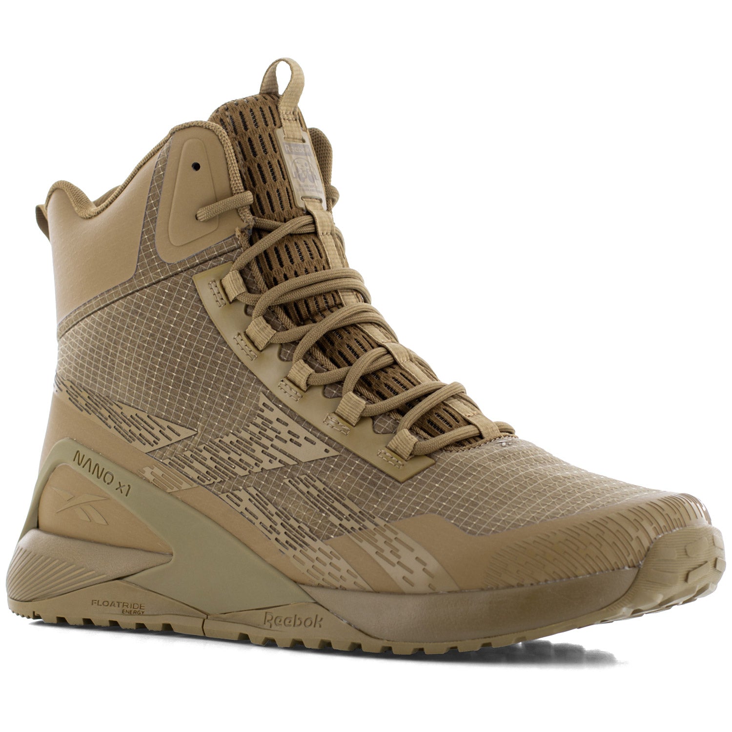 Reebok Nano X1 Mid Men's Coyote Military Tactical Boot