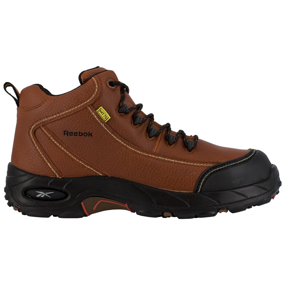 Reebok Tiahawk Men's Mid Internal Met Guard Composite Toe Brown Work Boot