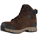 Reebok Sublite Men's Mid Waterproof Composite Toe Brown Ultra-Lightweight Work Boot