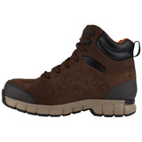 Reebok Sublite Men's Mid Waterproof Composite Toe Brown Ultra-Lightweight Work Boot