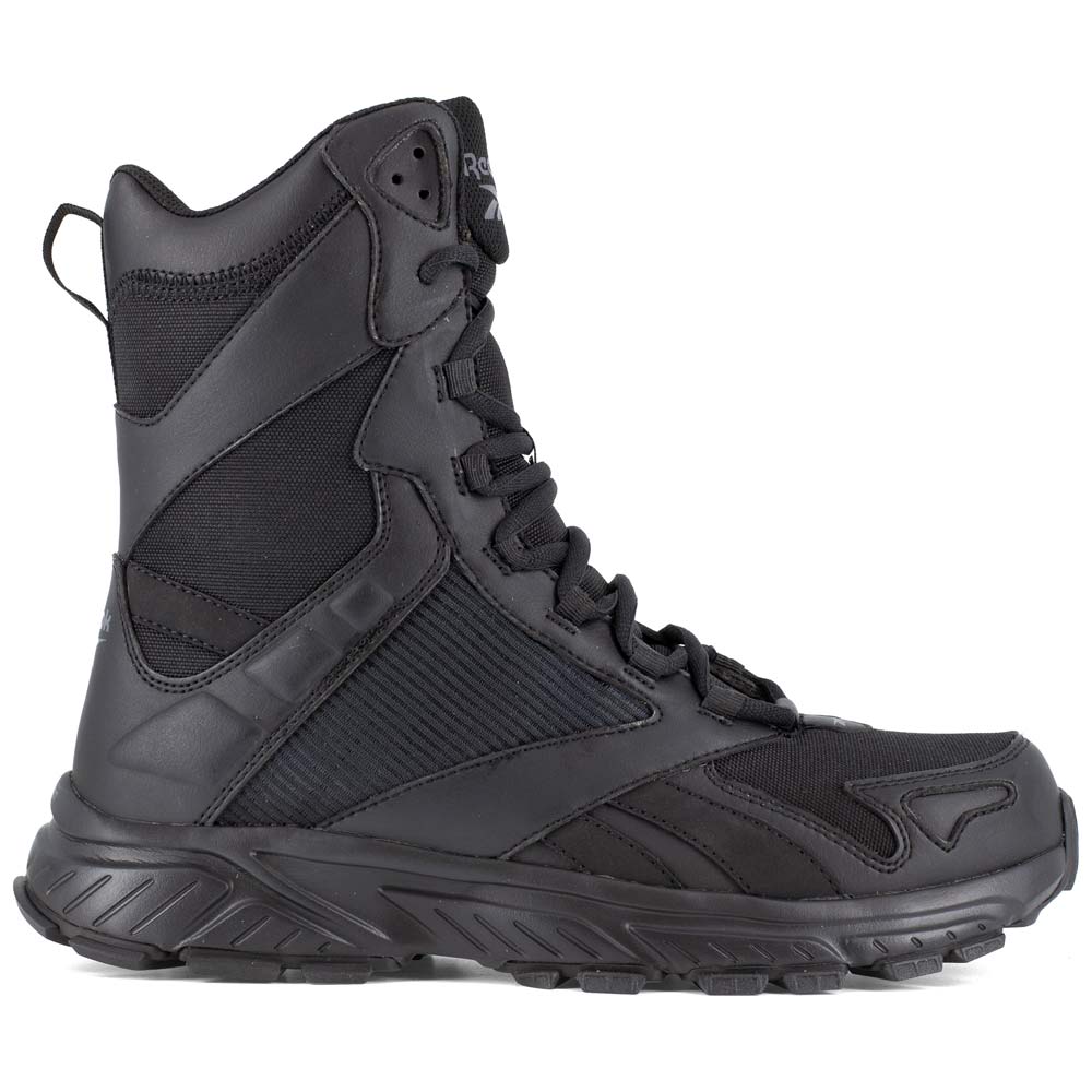 Reebok Hyperium 8-Inch Black Side-Zip Men's Tactical Boot