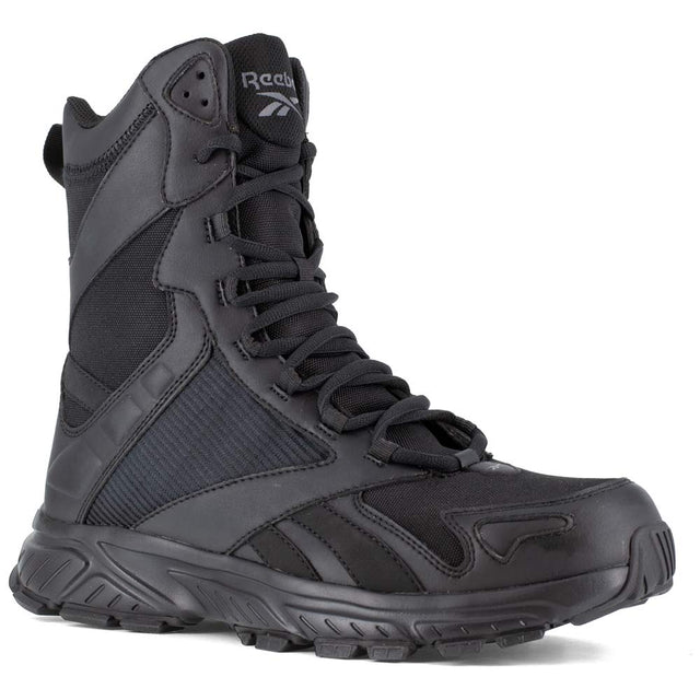 Reebok Hyperium 8-Inch Black Side-Zip Men's Tactical Boot