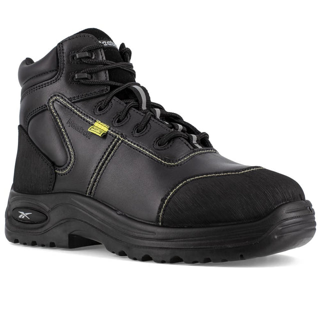 Reebok Trainex Men's Mid Internal Met Guard Composite Toe Black Work Boot