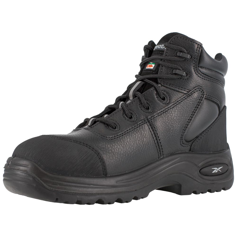 Reebok Trainex Men's 6-inch Black Waterproof Puncture Resistant Work Boot