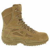 Reebok Rapid Response 8-Inch Composite Toe Coyote Side-Zip Tactical Boot