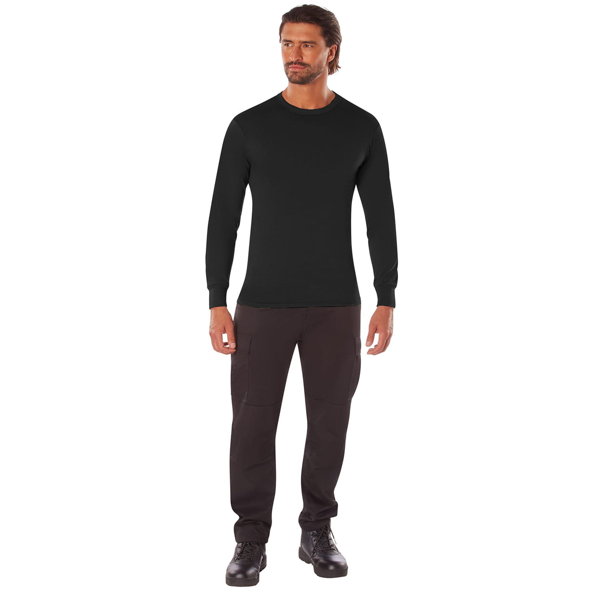 Basic Issue Military Solid Long Sleeve T-Shirt