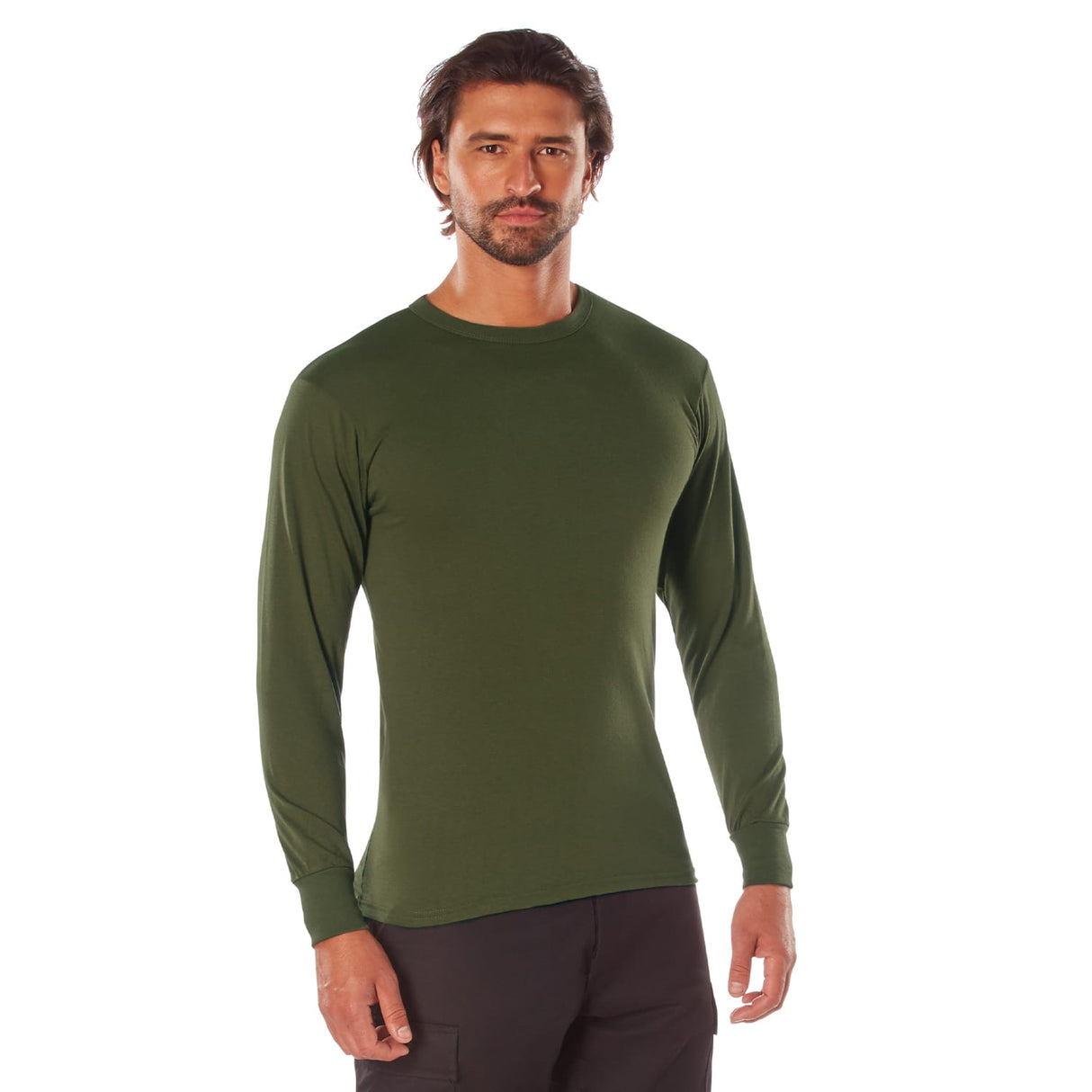 Basic Issue Military Solid Long Sleeve T-Shirt