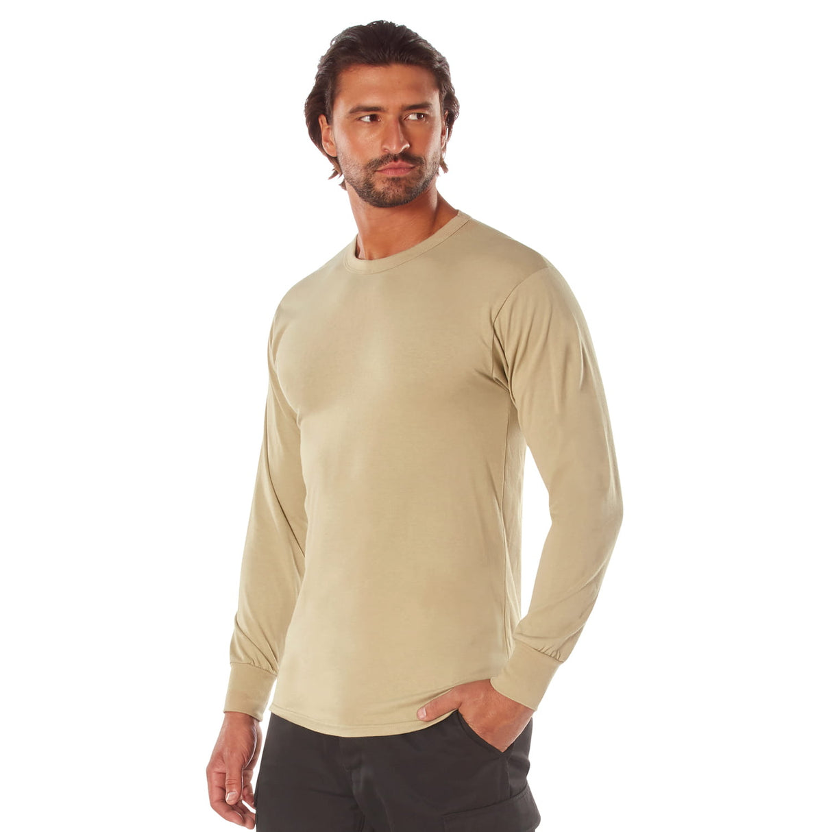 Basic Issue Military Solid Long Sleeve T-Shirt