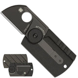 Spyderco Dog Tag Black 1.23-inch Utility Knife C188CFBBKP