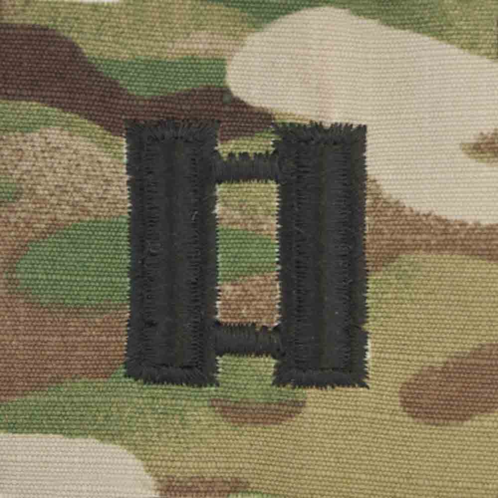 Scorpion Camo Rank Captain Hook & Loop Army Patch