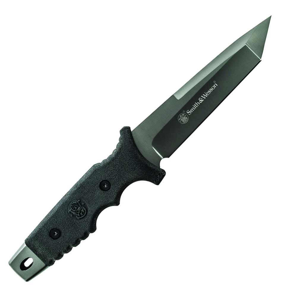 Smith & Wesson Black 5.2-Inch Tanto Fixed Blade Knife