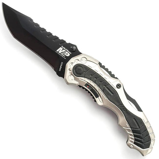 Smith and Wesson MP Plain Edge Assisted Open Knife - SWMP6CN