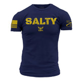 Grunt Style Salty U.S. Navy Men's Graphic T-Shirt