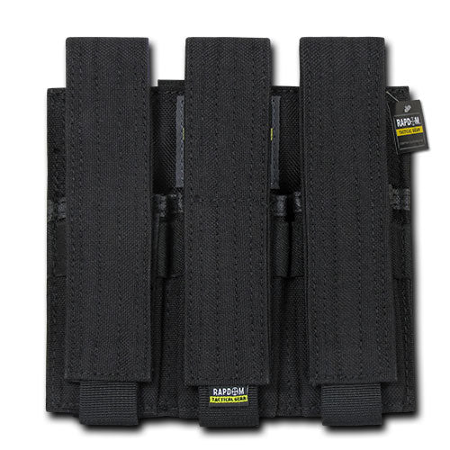 Cordura MOLLE Triple Pistol Mag Pouch