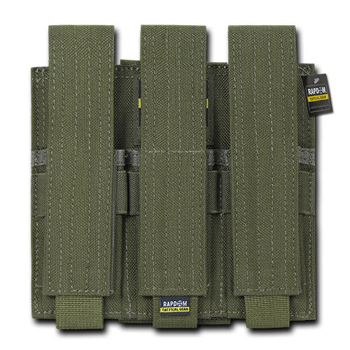 Cordura MOLLE Triple Pistol Mag Pouch