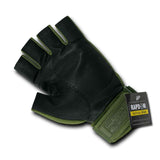 RapDom Half-Finger Carbon Fiber Hard Knuckle Tactical Glove