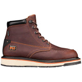 Timberland Pro Gridworks 6-Inch Brown Waterproof Moc Toe Work Boot