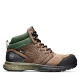 Timberland Pro Reaxion Mid Brown-Green Composite Toe Waterproof Work Boot