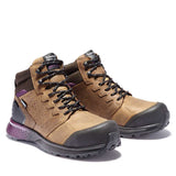 Timberland Pro Reaxion Mid Womens Brown Composite Toe Waterproof Work Boot